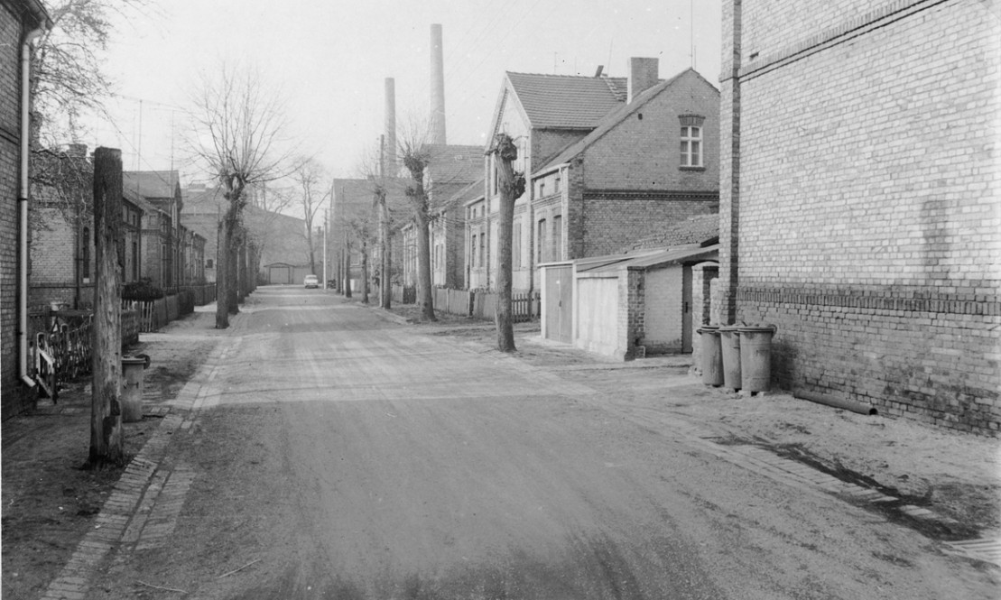 Historische Ziegelbauten in der Siedlung